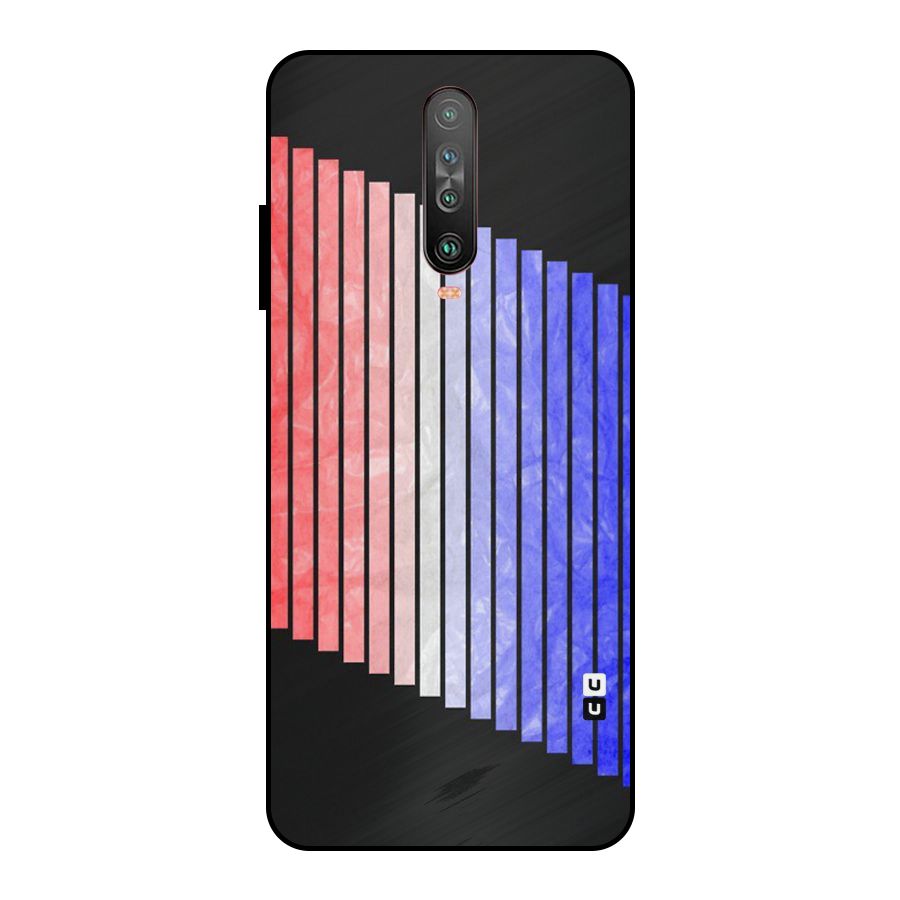 Simple Bars Metal Back Case for Poco X2