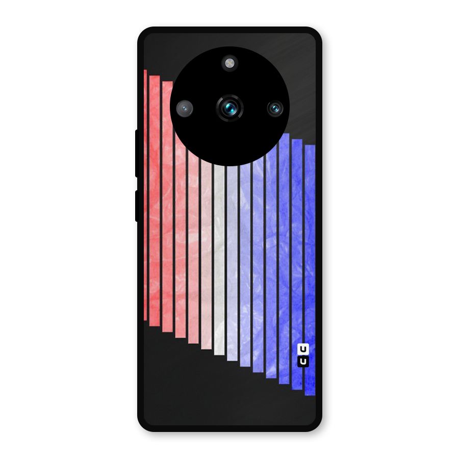 Simple Bars Metal Back Case for Realme 11 Pro