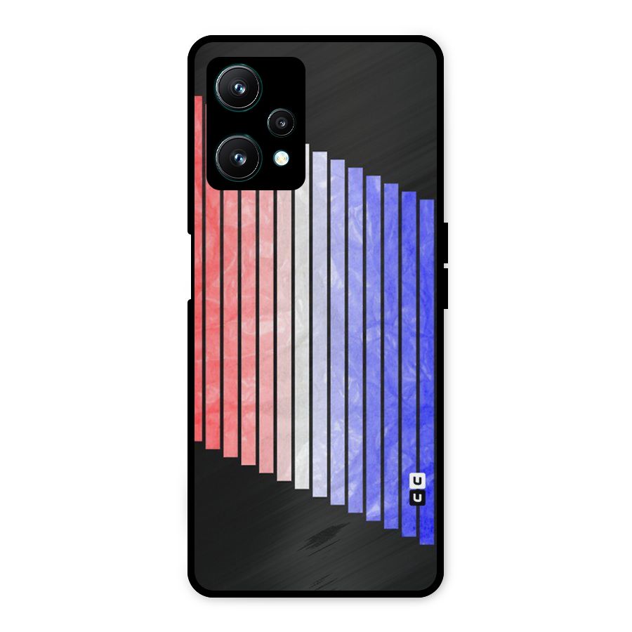 Simple Bars Metal Back Case for Realme 9 Pro 5G