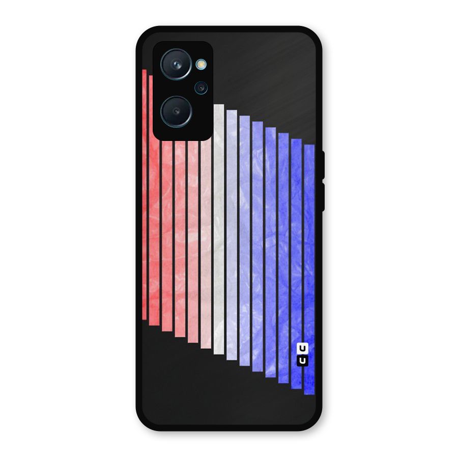 Simple Bars Metal Back Case for Realme 9i