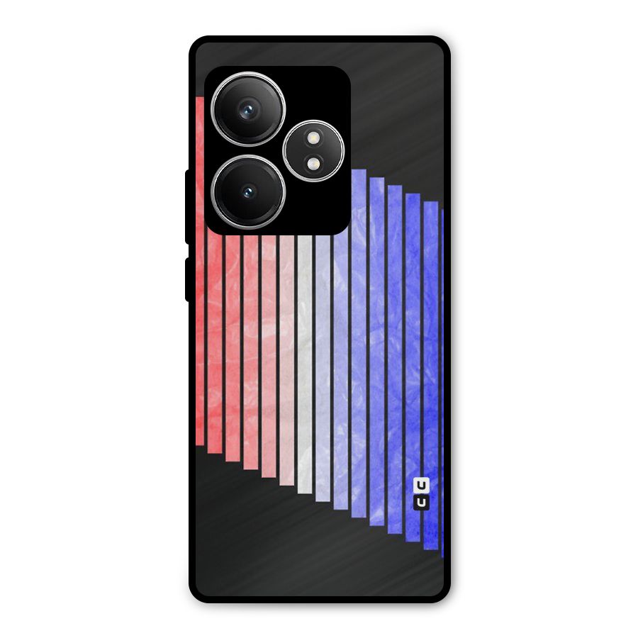 Simple Bars Metal Back Case for Realme GT 6T