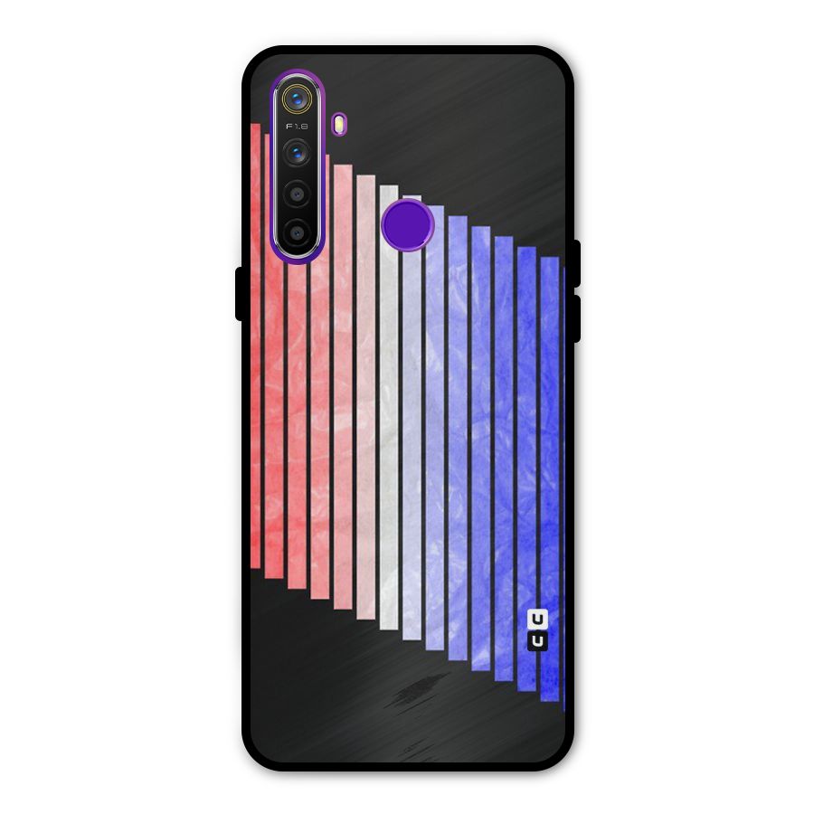 Simple Bars Metal Back Case for Realme Narzo 10