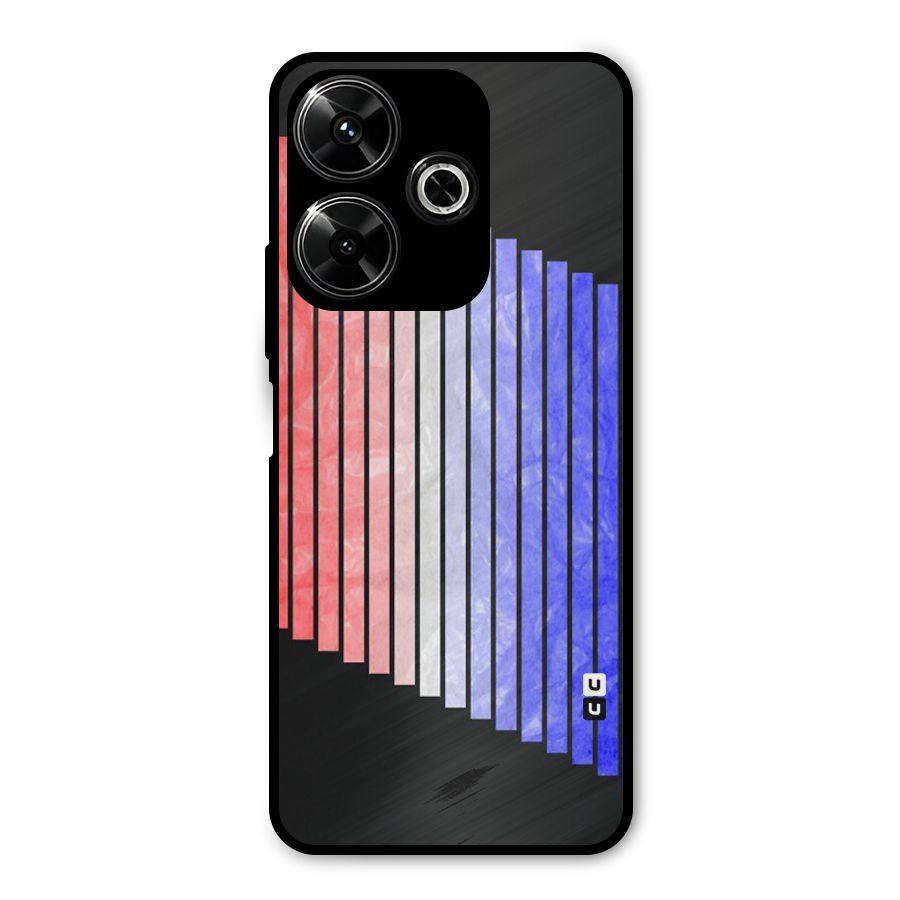 Simple Bars Metal Back Case for Redmi 13 5G