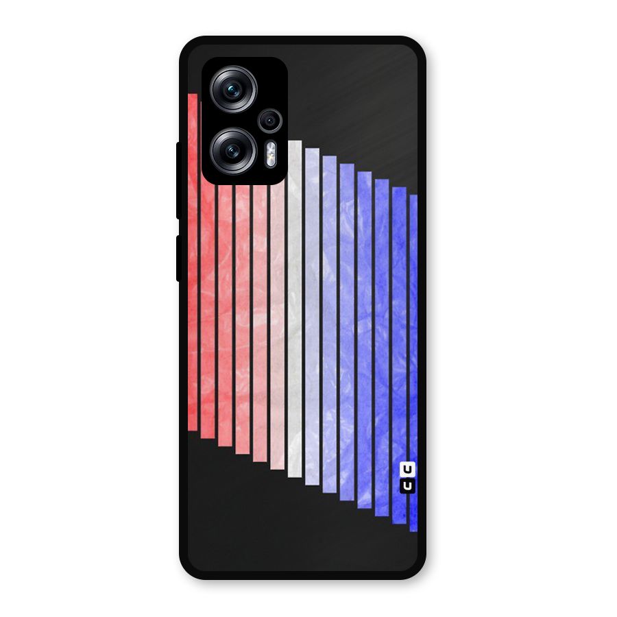 Simple Bars Metal Back Case for Redmi K50i