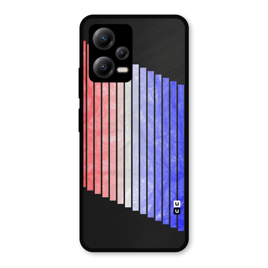 Simple Bars Metal Back Case for Redmi Note 12 5G