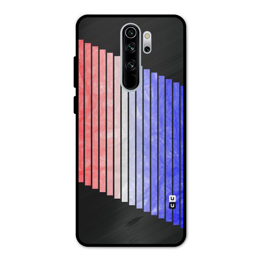 Simple Bars Metal Back Case for Redmi Note 8 Pro