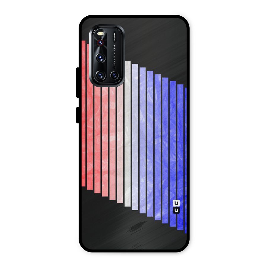 Simple Bars Metal Back Case for Vivo V19