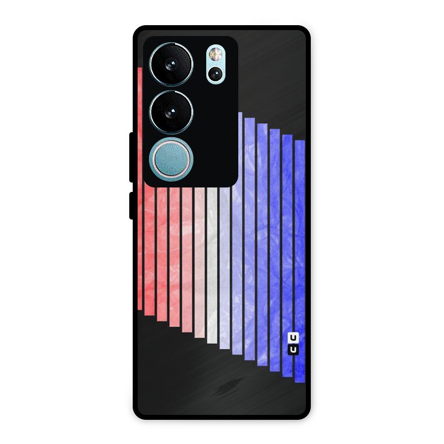 Simple Bars Metal Back Case for Vivo V29