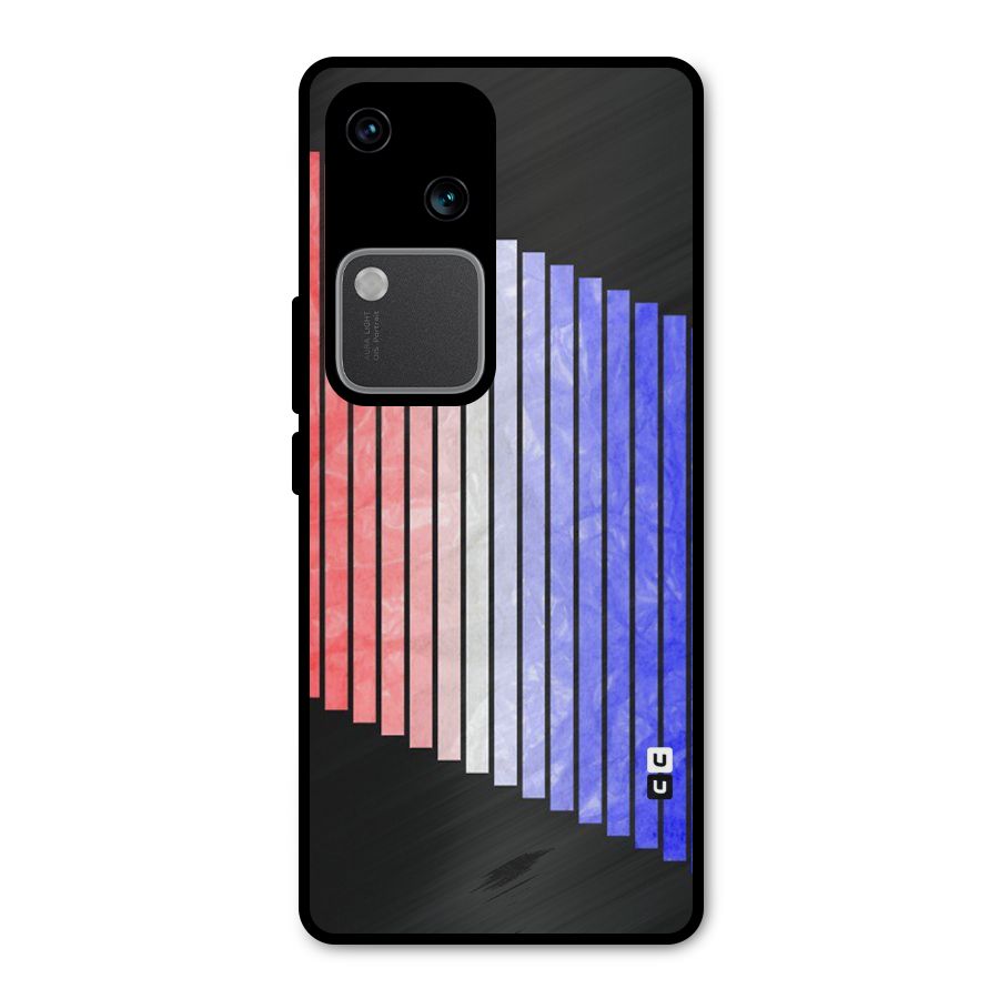 Simple Bars Metal Back Case for Vivo V30