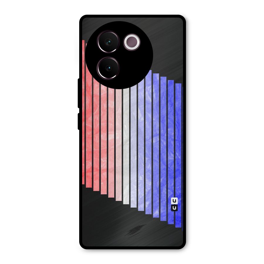 Simple Bars Metal Back Case for Vivo V30e
