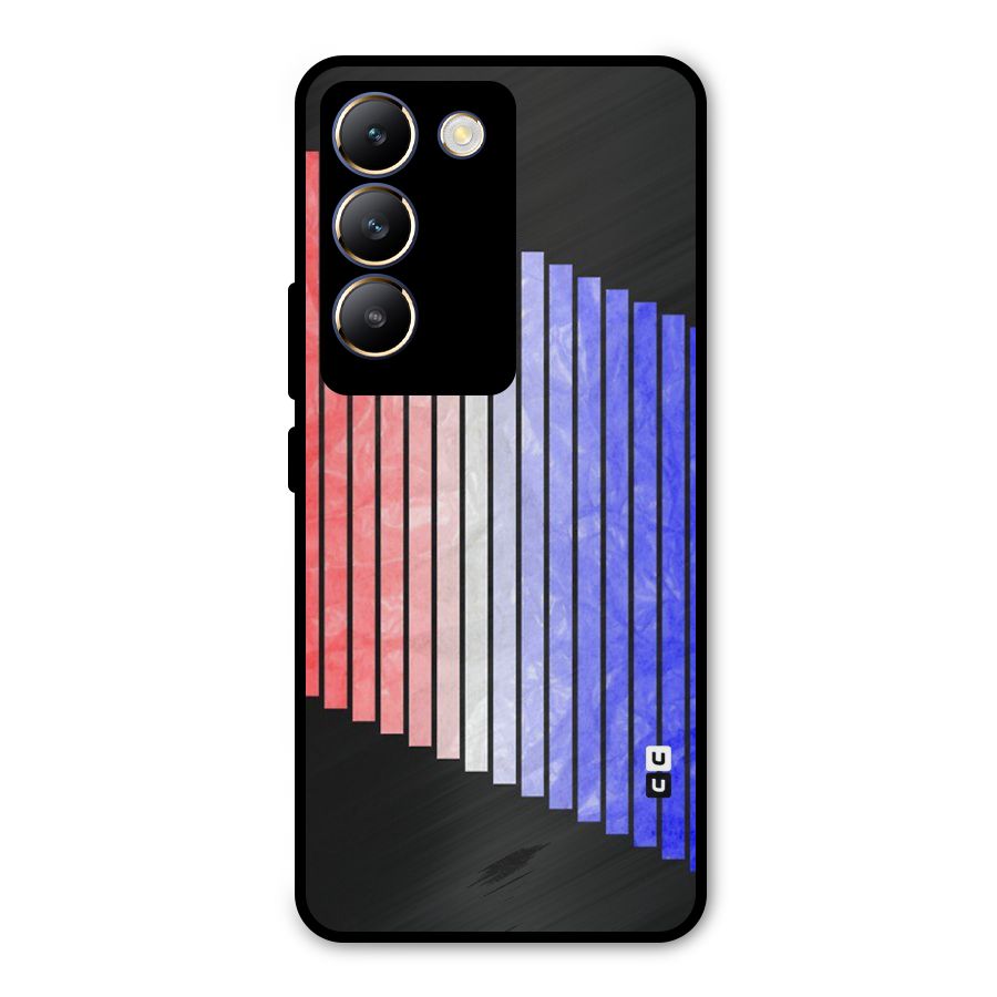 Simple Bars Metal Back Case for Vivo Y200e