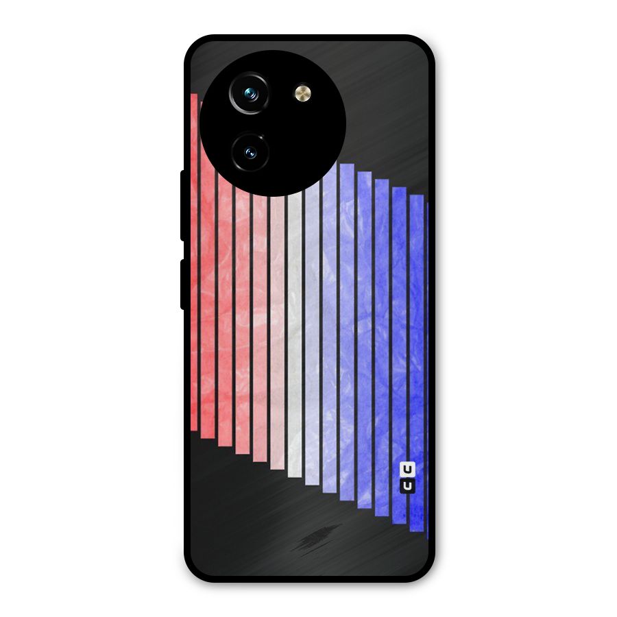 Simple Bars Metal Back Case for Vivo Y200i