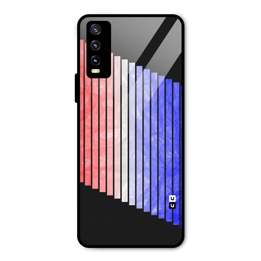 Simple Bars Metal Back Case for Vivo Y20g