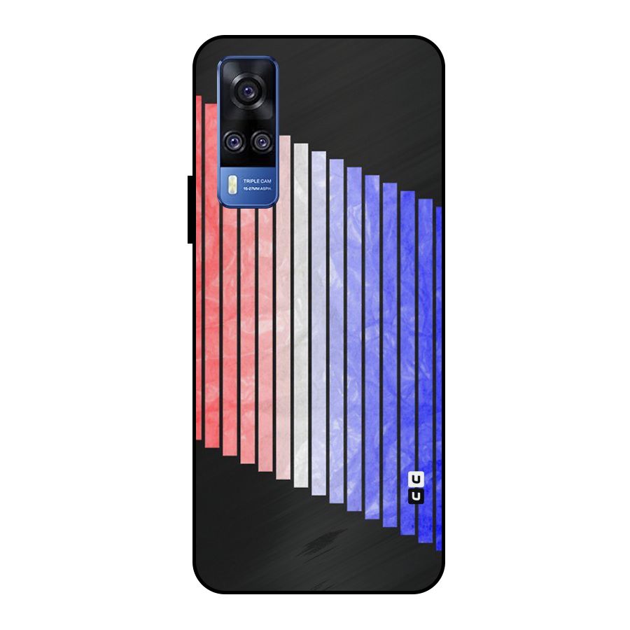 Simple Bars Metal Back Case for Vivo Y51