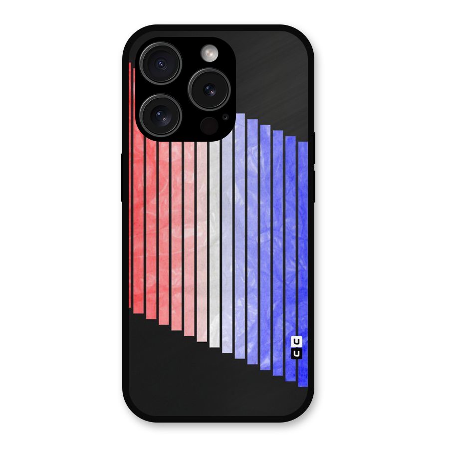 Simple Bars Metal Back Case for iPhone 15 Pro