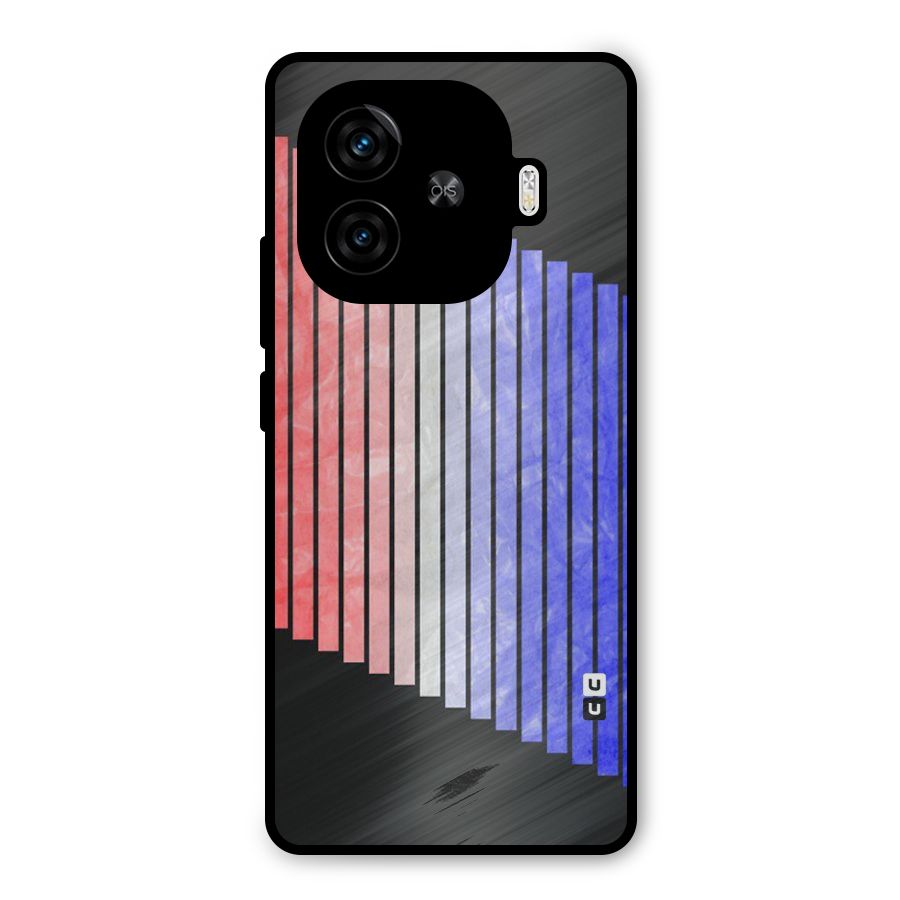 Simple Bars Metal Back Case for iQOO Neo 10R