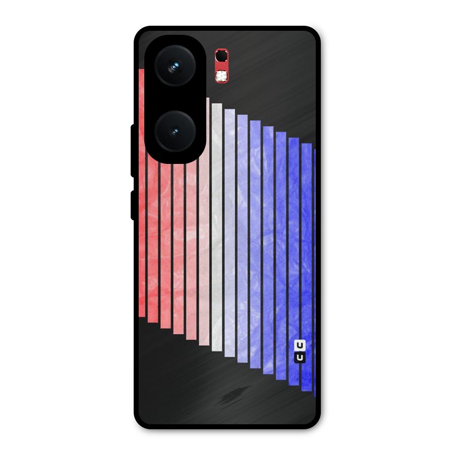 Simple Bars Metal Back Case for iQOO Neo 9 Pro
