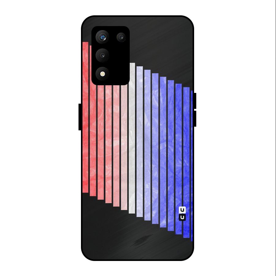 Simple Bars Metal Back Case for realme 9 5G SE