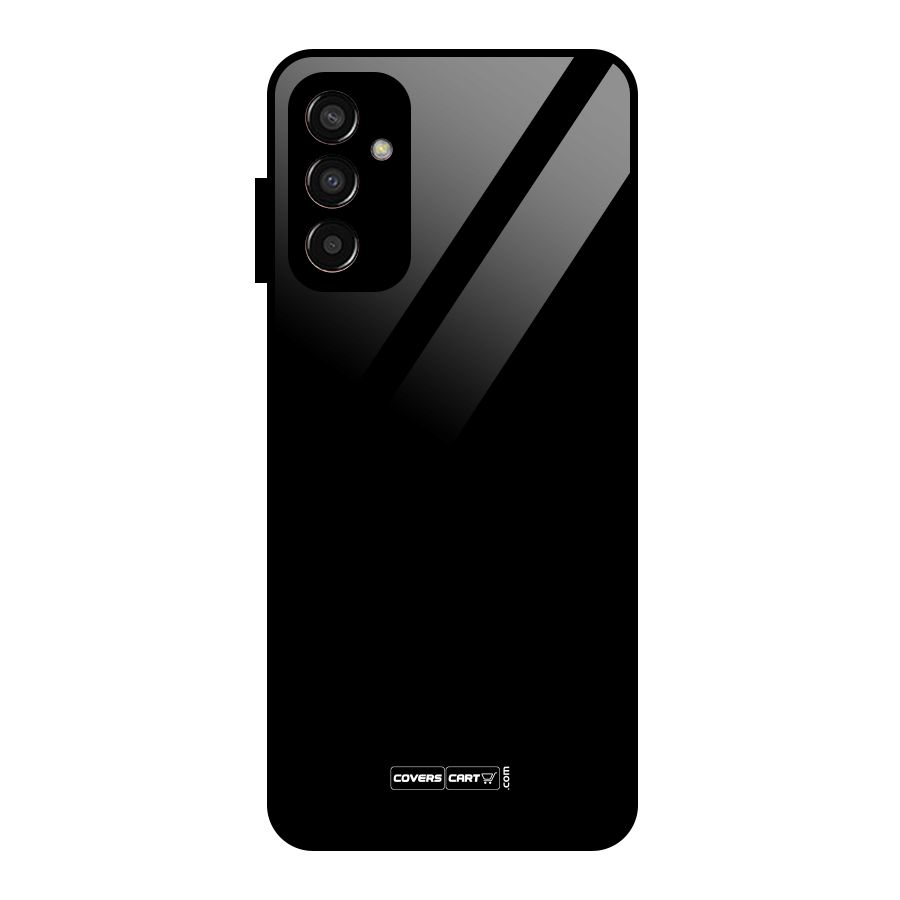 Simple Black Glass Back Case for Galaxy F13