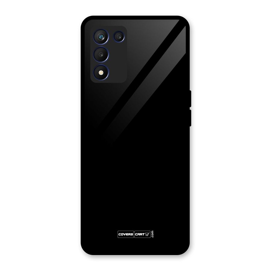 Simple Black Glass Back Case for Realme 9 5G Speed