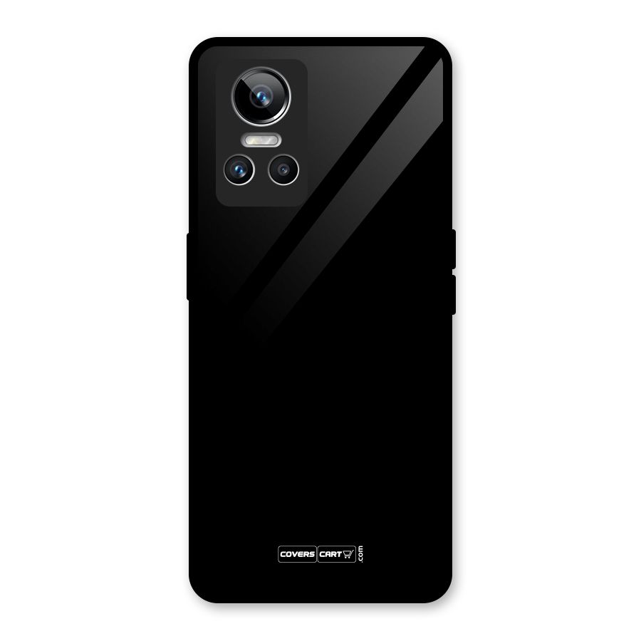 Simple Black Glass Back Case for Realme GT Neo 3