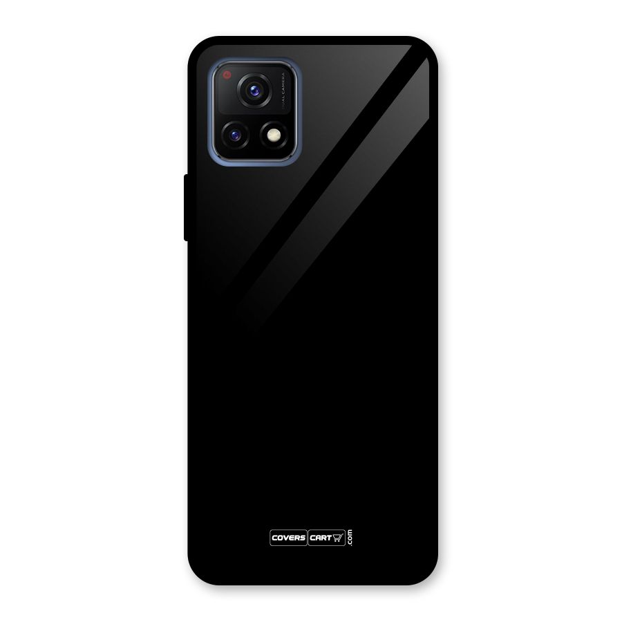 Simple Black Glass Back Case for Vivo Y72 5G