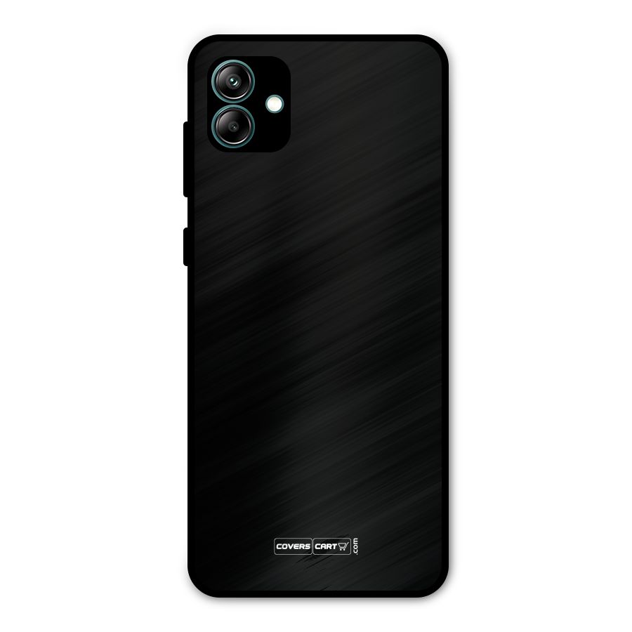 Simple Black Metal Back Case for Galaxy A04