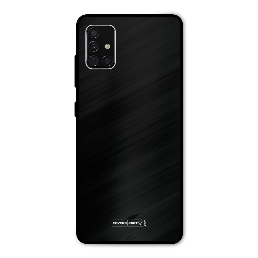 Simple Black Metal Back Case for Galaxy A51