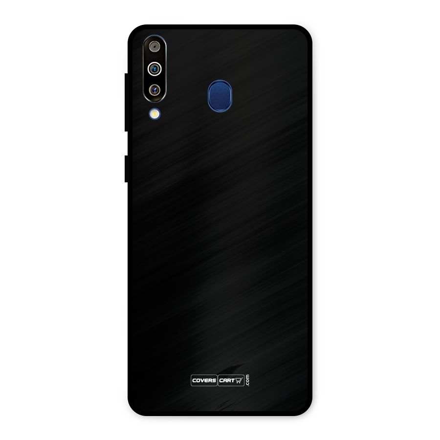 Simple Black Metal Back Case for Galaxy M30