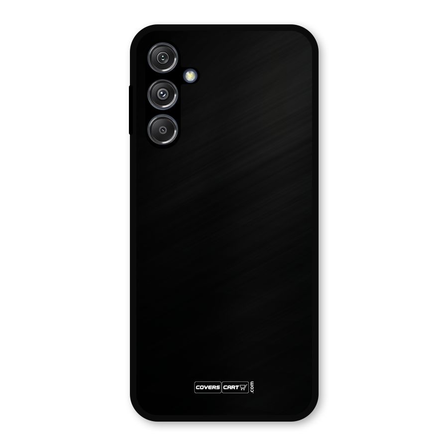 Simple Black Metal Back Case for Galaxy M34 5G