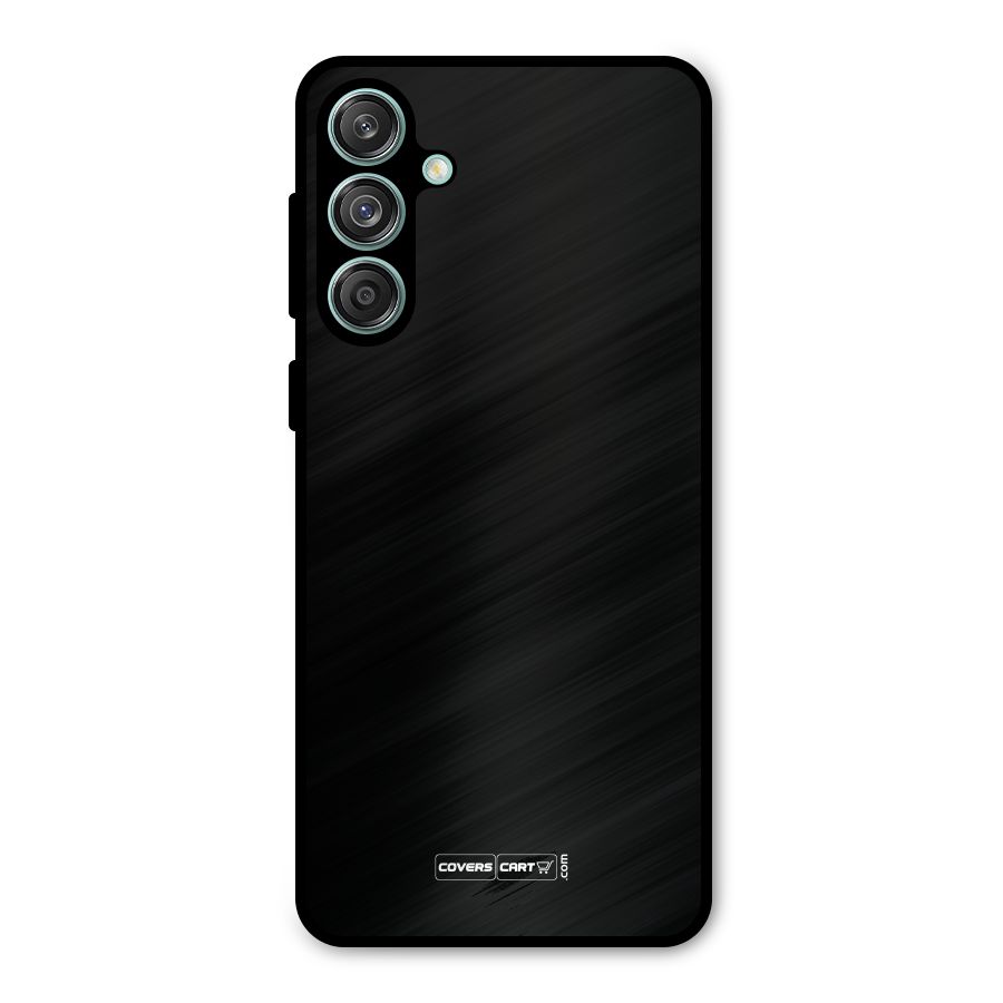 Simple Black Metal Back Case for Galaxy M55 5G