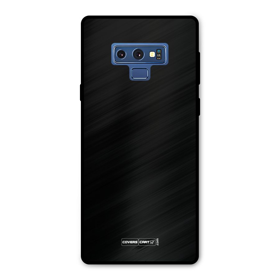 Simple Black Metal Back Case for Galaxy Note 9