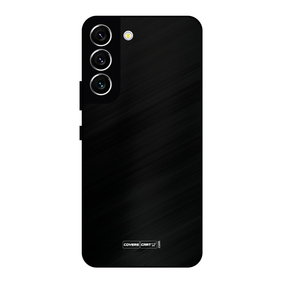 Simple Black Metal Back Case for Galaxy S22 5G