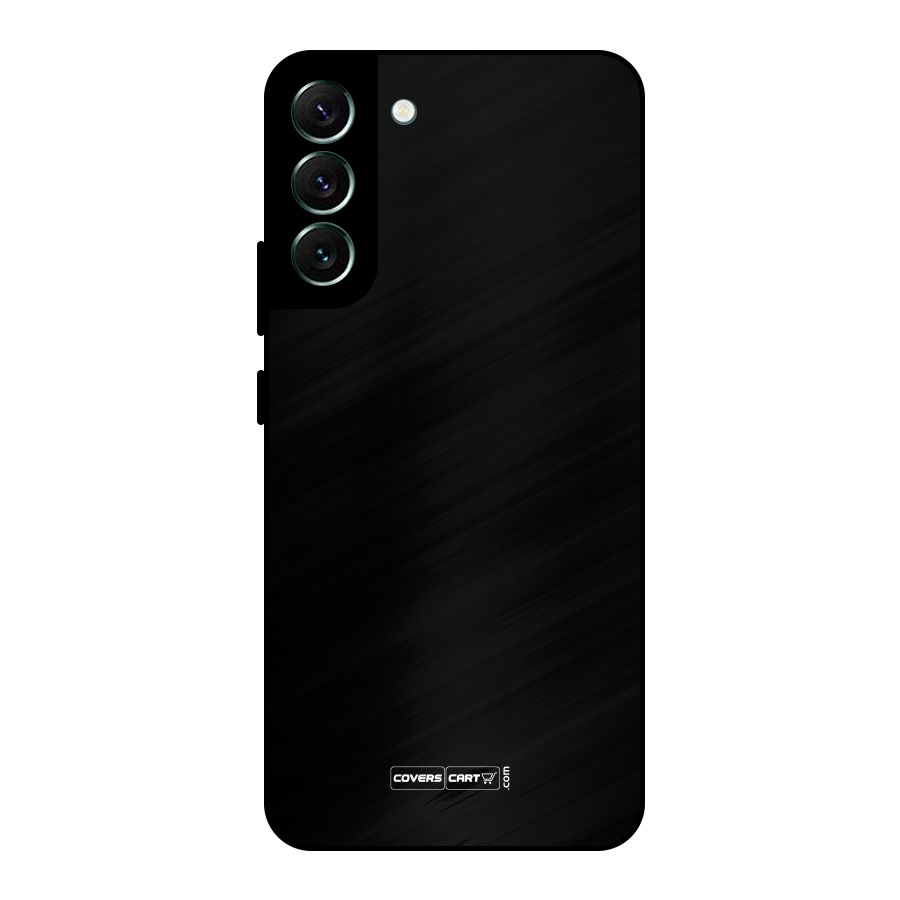 Simple Black Metal Back Case for Galaxy S22 Plus 5G