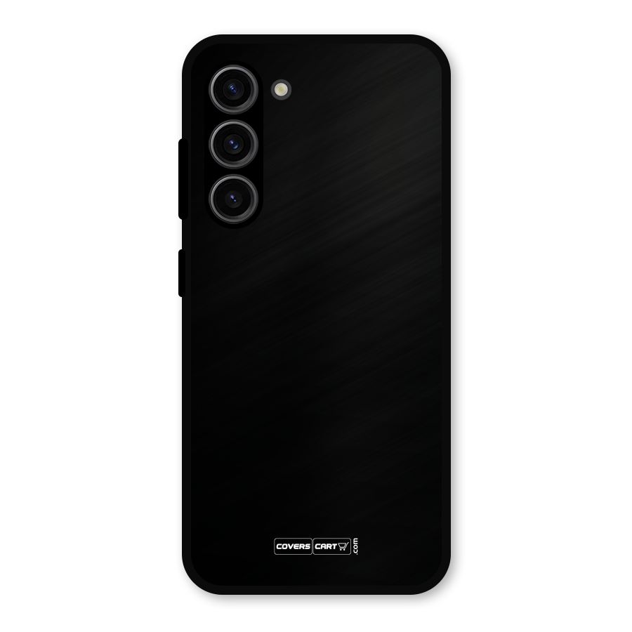 Simple Black Metal Back Case for Galaxy S23