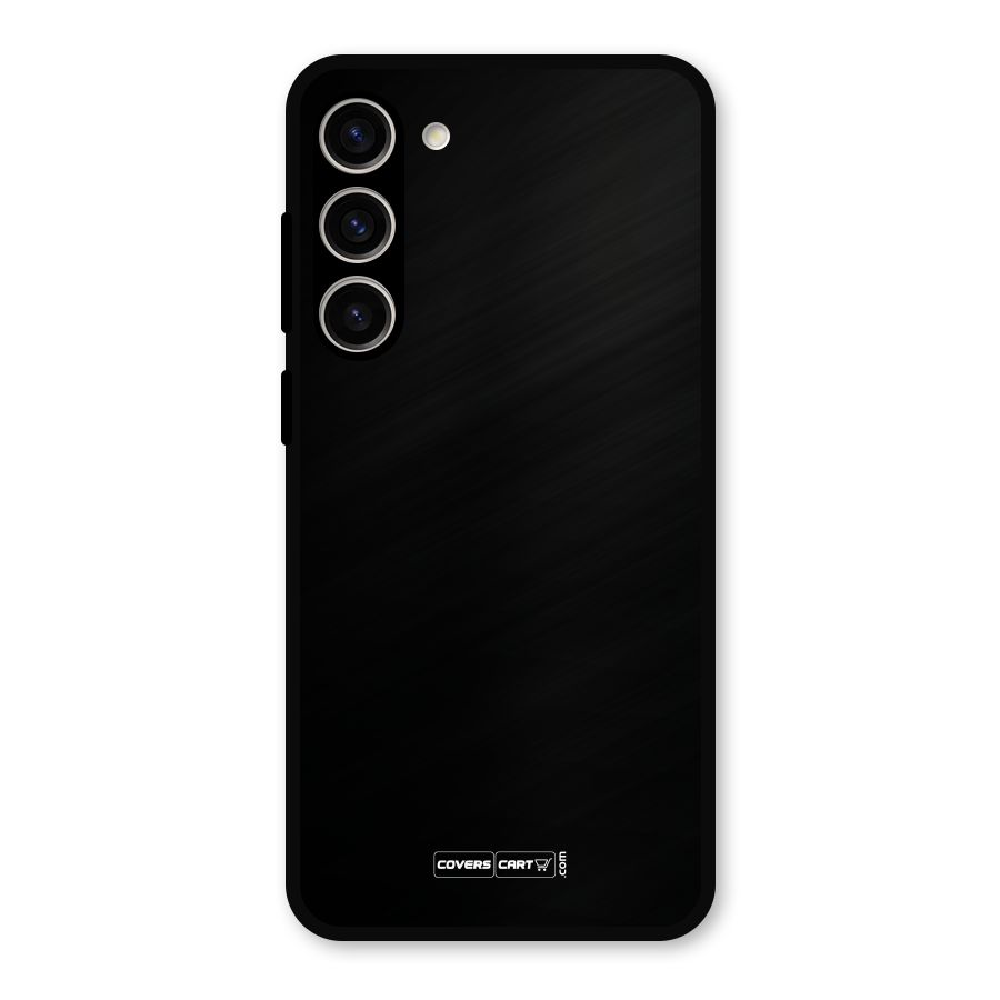 Simple Black Metal Back Case for Galaxy S23 Plus