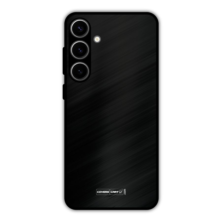 Simple Black Metal Back Case for Galaxy S24 Plus