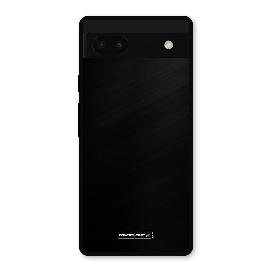 Simple Black Metal Back Case for Google Pixel 6a