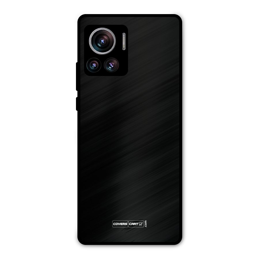 Simple Black Metal Back Case for Motorola Edge 30 Ultra