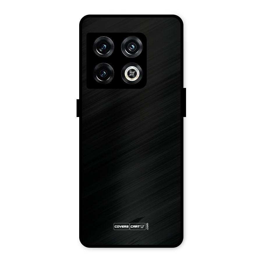 Simple Black Metal Back Case for OnePlus 10 Pro 5G
