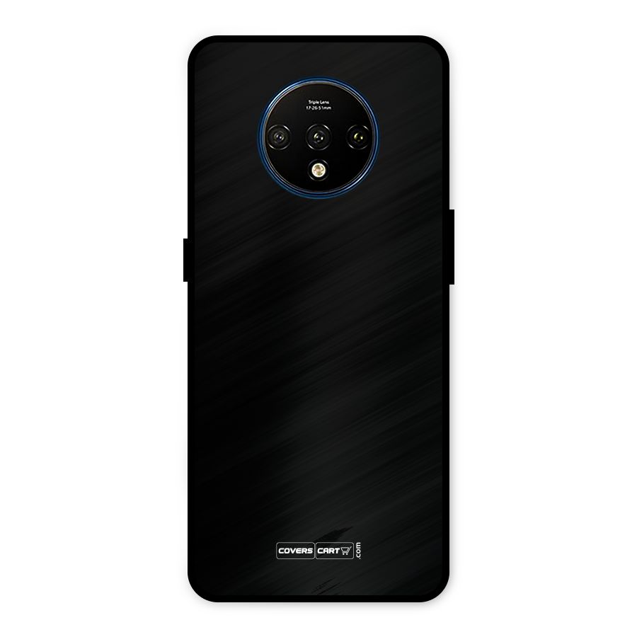 Simple Black Metal Back Case for OnePlus 7T