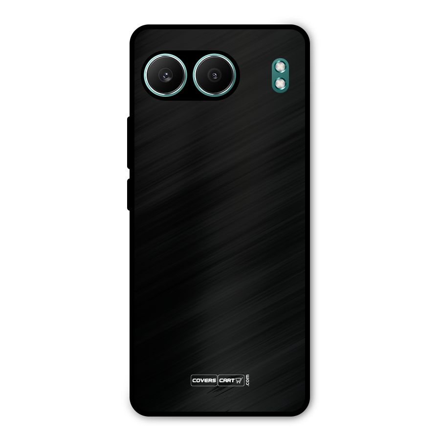 Simple Black Metal Back Case for OnePlus Nord 4