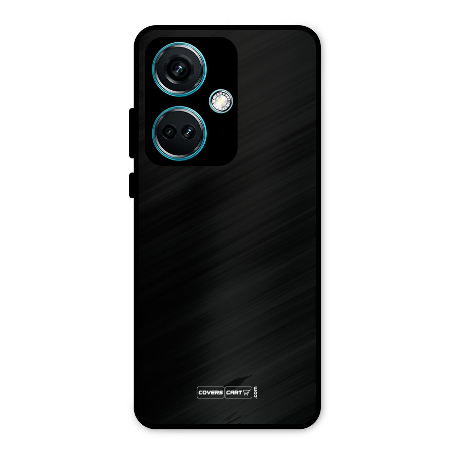 Simple Black Metal Back Case for OnePlus Nord CE 3 5G