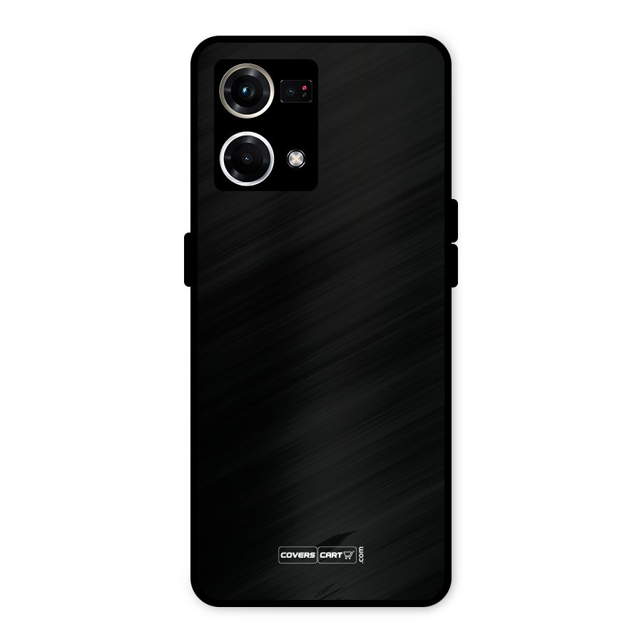 Simple Black Metal Back Case for Oppo F21s Pro 4G