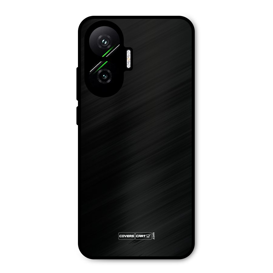Simple Black Metal Back Case for Poco F7