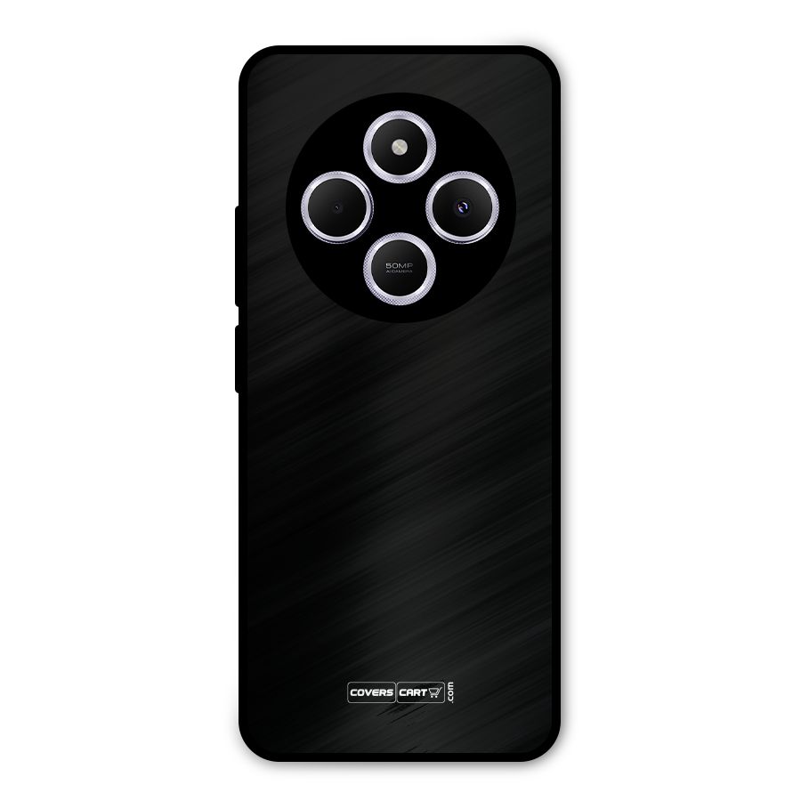 Simple Black Metal Back Case for Poco M7