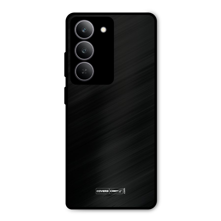 Simple Black Metal Back Case for Realme 14x