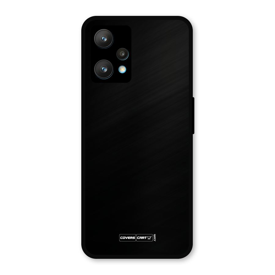 Simple Black Metal Back Case for Realme Narzo 50 Pro