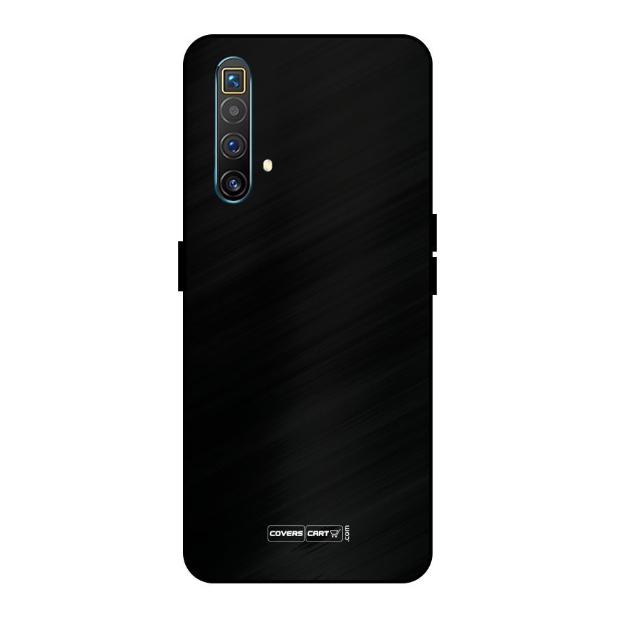 Simple Black Metal Back Case for Realme X3 SuperZoom