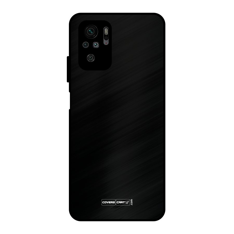 Simple Black Metal Back Case for Redmi Note 11 SE